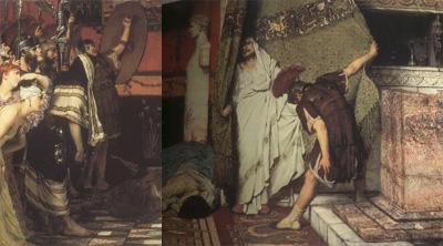 Alma-Tadema, Sir Lawrence A Roman Emperor AD 41 (mk23) oil painting image